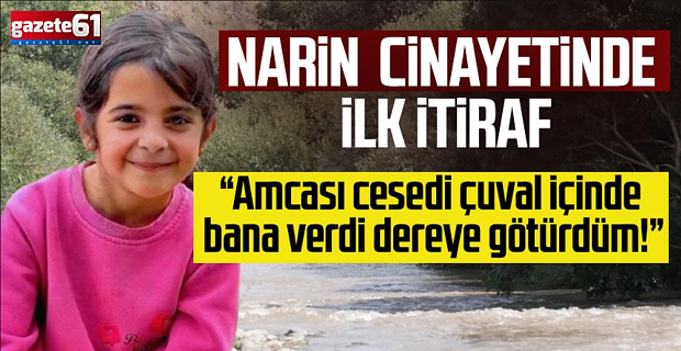 "Amca bana cesedi verdi! Para karşılığında yaptım!"