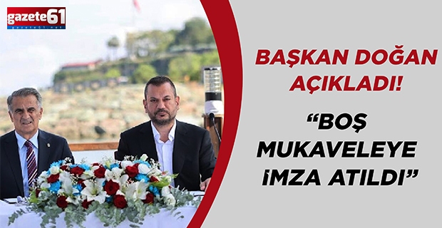 Başkan Doğan açıkladı! “Boş mukaveleye imza atıldı”