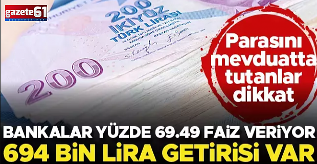 Mevduatın getirisi yıllık enflasyonu aştı!