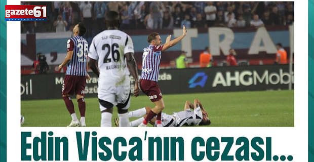 PFDK'dan Edin Visca'ya 2 maç ceza!