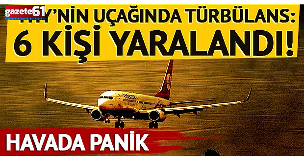 THY uçağında korku dolu anlar!