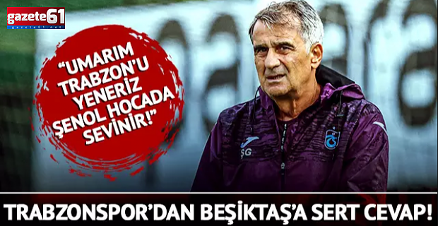 Trabzonspor'dan Beşiktaş'a sert tepki!