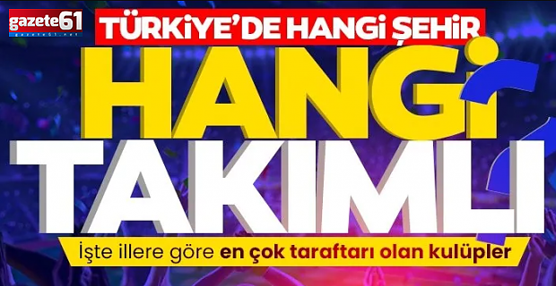 Türkiye'nin en çok taraftarı olan futbol takımı belli oldu!