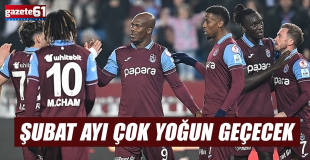 Şubat ayı çok yoğun geçecek