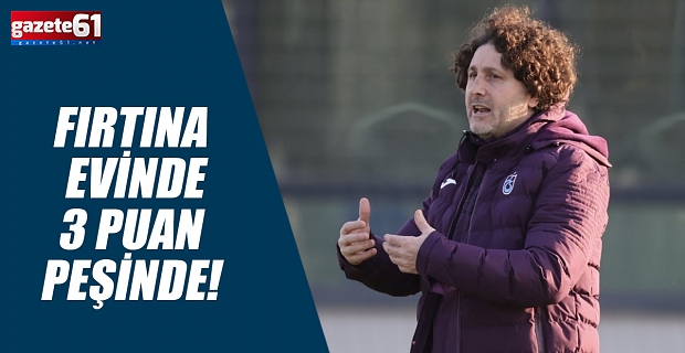Fatih Tekke'nin hedefi 3 puan! İşte Trabzonspor'un Göztepe maçı 11'i