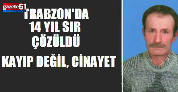 Kayıp Değil Cinayet