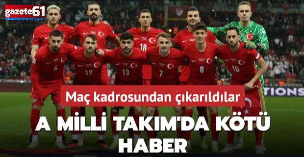 TÜRKİYE-MACARİSTAN MAÇI İLK 11'LERİ: