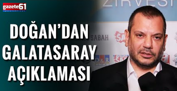 Başkan Doğan'a Galatasaray maçı soruldu! "Göreceğiz…"
