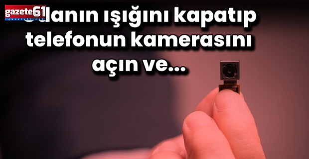 Otel odasında izleniyor olabilirsiniz: Gizli kamera bulmanın yolları