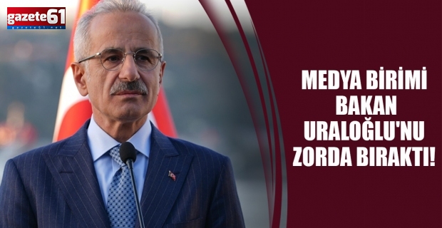 Medya Birimi Bakan Uraloğlu'nu Zorda Bıraktı!