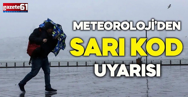 Meteoroloji'den sarı kod: Fırtına, kar, hortum, yıldırım!