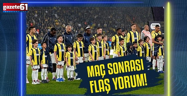  Spor yazarları Fenerbahçe-Trabzonspor maçını değerlendirdi!