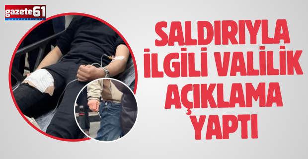 Trabzon'daki saldırıyla ilgili açıklama geldi