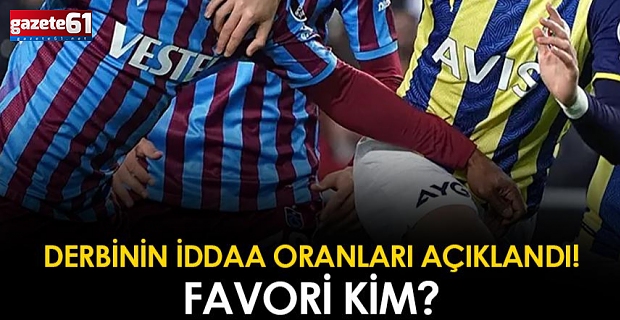 Trabzonspor'un Fenerbahçe maçının iddaa oranları belli oldu