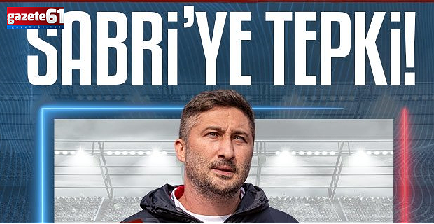 Trabzonsporlu taraftarlardan Sabri Sarıoğlu'na tepki! "Formalite icabı..."