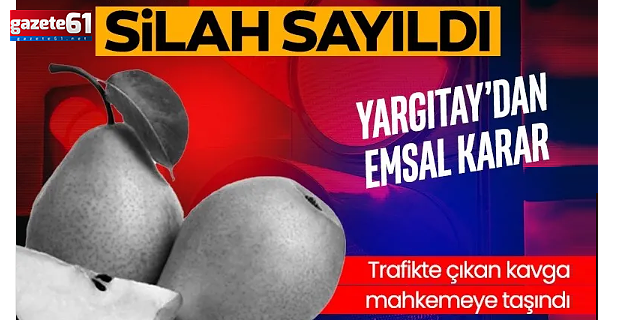 Trafik kavgasında 'armut' silah sayıldı
