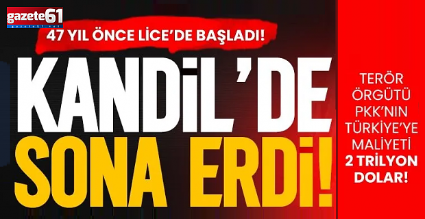 Terör örgütü PKK kendini feshetti: 47 yıl önce Lice’de başladı Kandil’de sona erdi