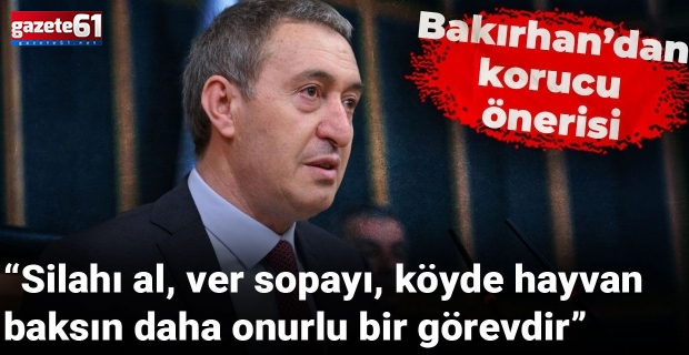 DEM Eş Genel Başkanı Bakırhan’dan korucu önerisi