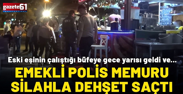 Emekli polis eski öldürdü, sonra kendini vurdu