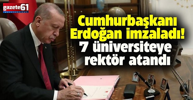 Hangi Üniversitelere Rektör Atandı?