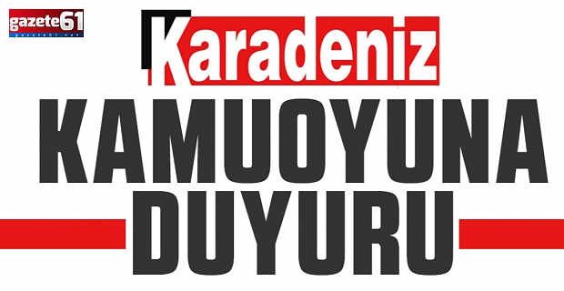 Karadeniz Gazetesi Kamuoyunu Bilgilendirdi