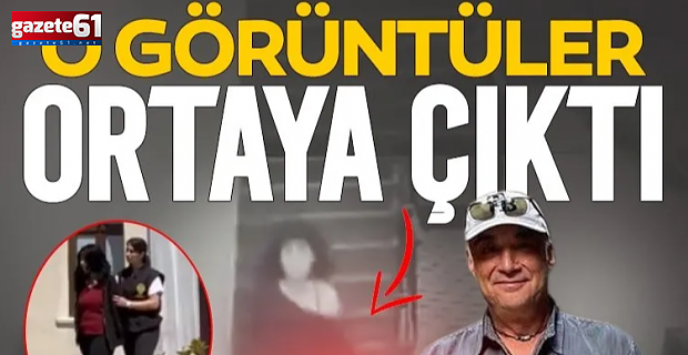 Katilin evden kaçarken görüntüleri ortaya çıktı