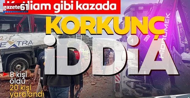 Katliam gibi kaza! 8 ölü 21 yaralı: Kazada korkunç ihmal...