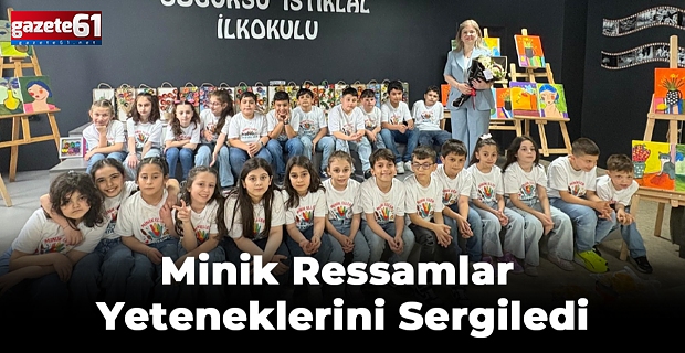 Minik Ressamlar Yeteneklerini Sergiledi