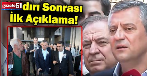 Özgür Özel'den saldırı sonrası ilk açıklama!