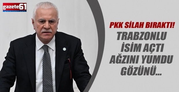 PKK silah bıraktı! Trabzonlu isim açtı ağzını yumdu gözünü...