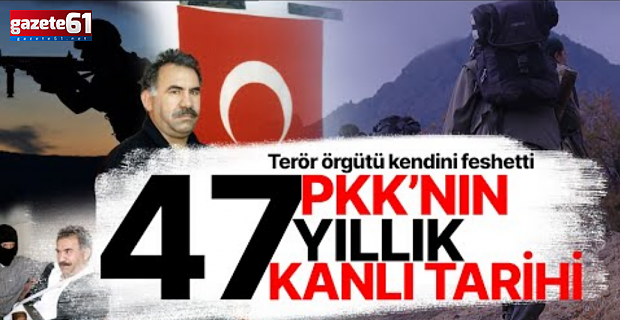 Terör örgütünün kanlı tarihi