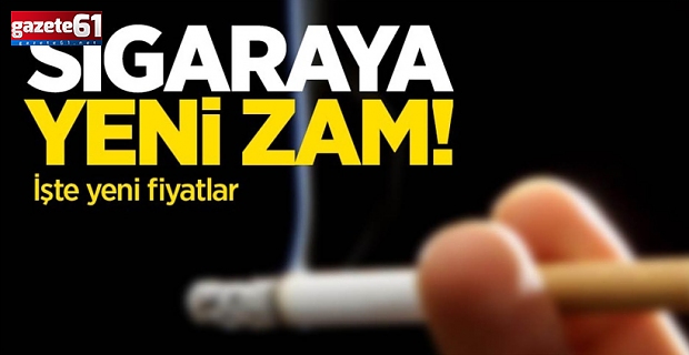 Tiryakilere kötü haber, Sigaraya zam geldi!