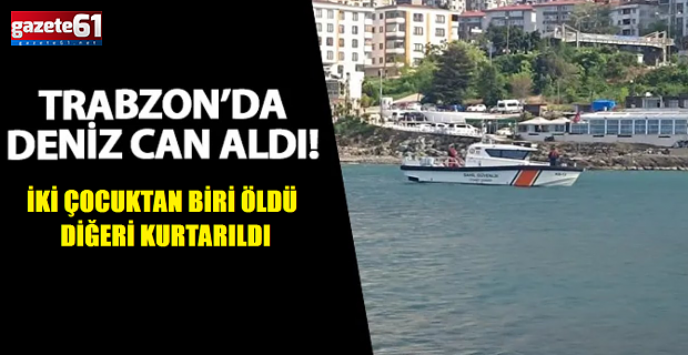 Trabzon'da boğulma vakası!
