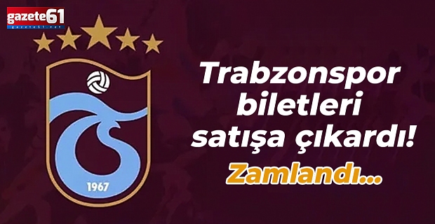 Trabzonspor Samsun biletleri satışa çıktı