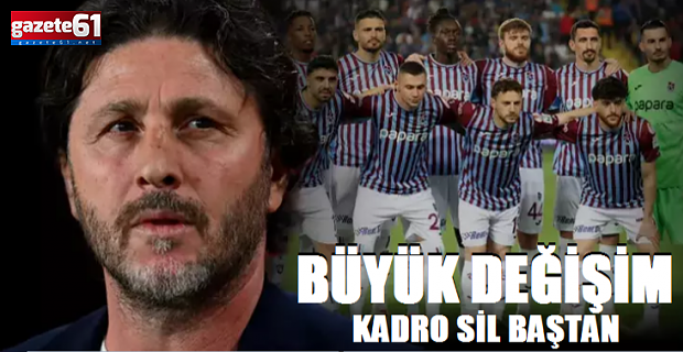 Trabzonspor'da hedef yaz transfer sezonu! Ciddi kadro değişimi...