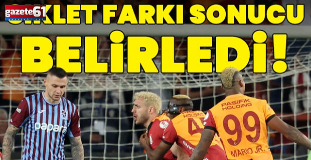 Trabzonspor-Galatasaray maçını değerlendirdi!