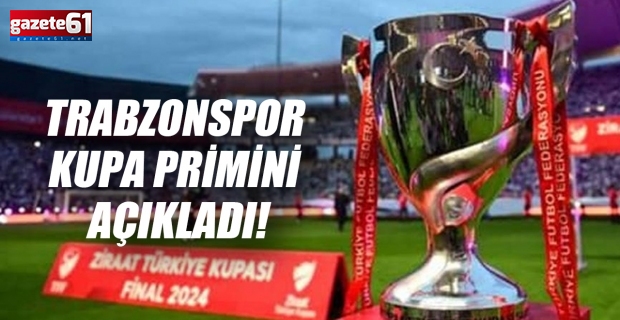 Trabzonspor başkanı Ertuğrul Doğan, kupa primini açıkladı!