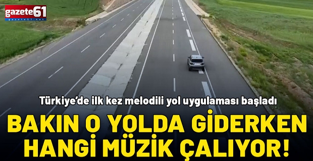 Ulaştırma Bakanlığı'ndan müzikli uyarı işareti geldi 