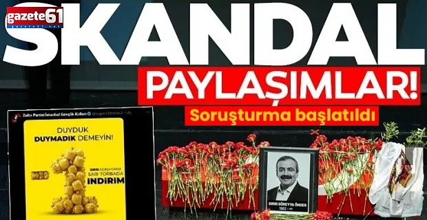  Zafer Partisi'nden çirkin paylaşımlar