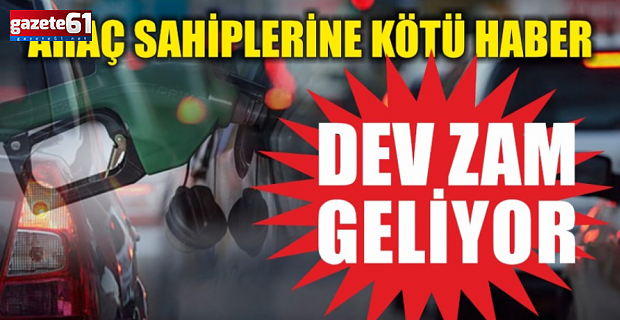 Araç sahipleri dikkat! Akaryakıta dev zam