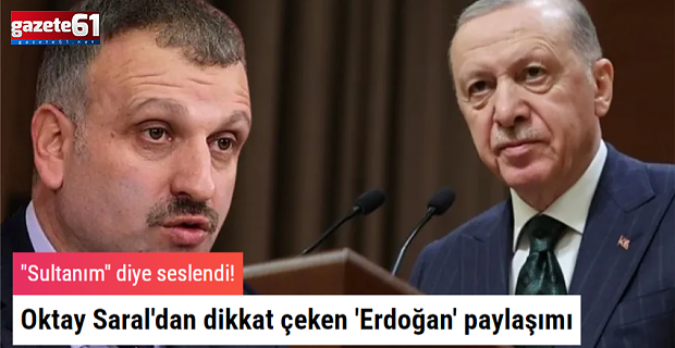 Cumhurbaşkanı Başdanışmanı Saral'dan dikkat çeken paylaşım!