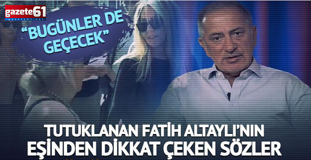 Eşi Hande Altaylı üzülen avukatı teselli etti: "Bugünler de geçecek"