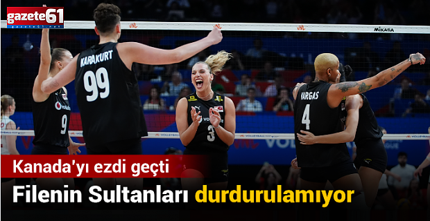 Filenin Sultanları Kanada'yı ezdi geçti