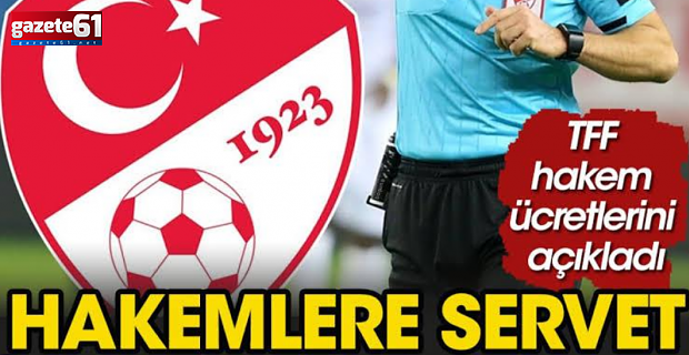 Hakemlerin aldığı ücretler açıklandı!