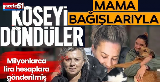 Milyonlarca liralık bağış aile hesaplarına aktarılmış!