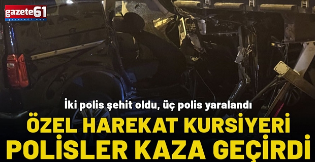 Özel harekat kursiyerlerini taşıyan araç TIR'a çarptı