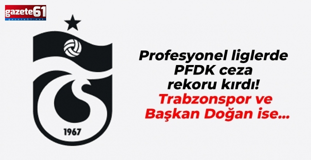 Profesyonel liglerde PFDK ceza rekoru kırdı!