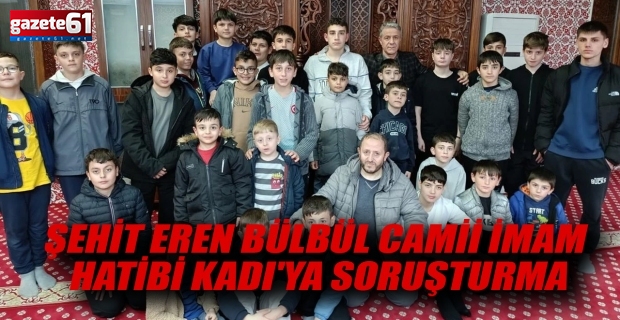 ŞEHİT EREN BÜLBÜL CAMİİ İMAM HATİBİ KADI'YA SORUŞTURMA