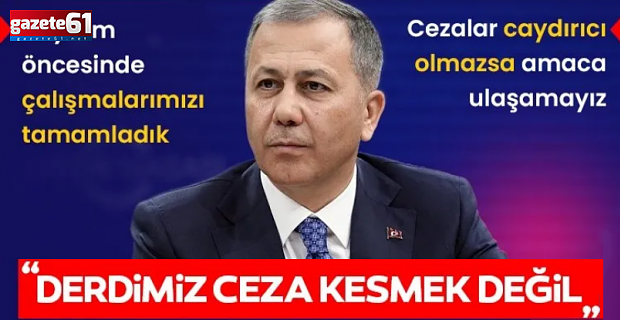 "Derdimiz ceza kesmek değil güvenli yolculuk"