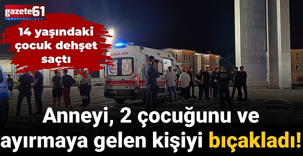 14 yaşındaki çocuk dehşet saçtı!